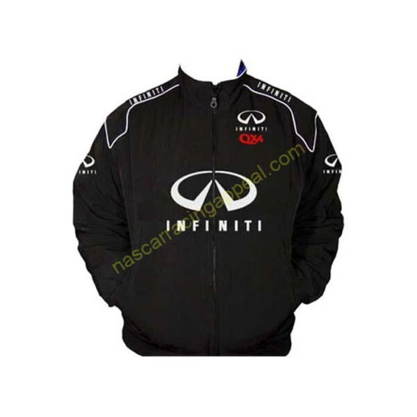 Infiniti QX4 black Racing jacket, NASCAR Jacket,