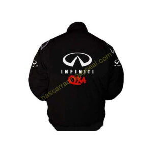 Infiniti QX4 black Racing jacket, NASCAR Jacket,