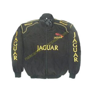 Jaguar Badcat Racing Jacket Black, NASCAR Jacket,