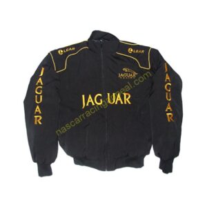 Jaguar Lear Black Racing Jacket front 1