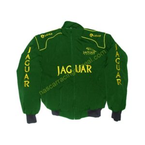 Jaguar Lear Racing Jacket, Dark Green NASCAR Jacket,
