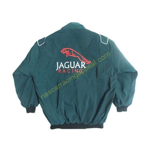 Jaguar Racing Jacket Dark Green, NASCAR Jacket,