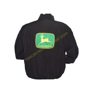 John Deere Jacket Black, NASCAR Jacket,