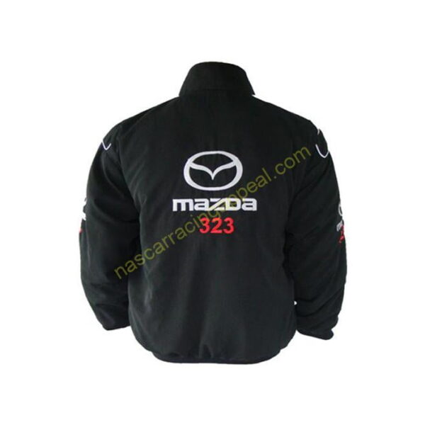 Mazda 323 Racing Jacket Black, NASCAR Jacket,