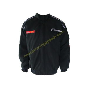 Mazda 323 Racing Jacket Black, NASCAR Jacket,