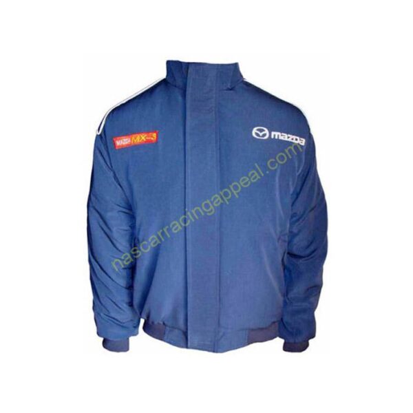 Mazda MX-3 Racing Jacket Blue, NASCAR Jacket,