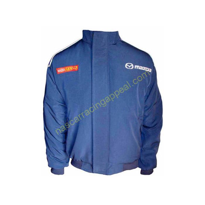 Mazda MX-3 Racing Jacket Blue, NASCAR Jacket, | NascarRacingAppeal