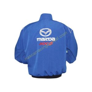Mazda MX-5 Racing Jacket Blue, NASCAR Jacket,