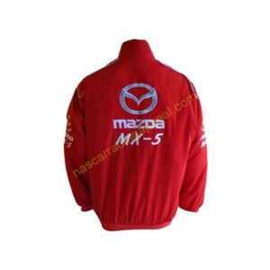 Mazda MX-5 Racing Jacket Red, NASCAR Jacket,