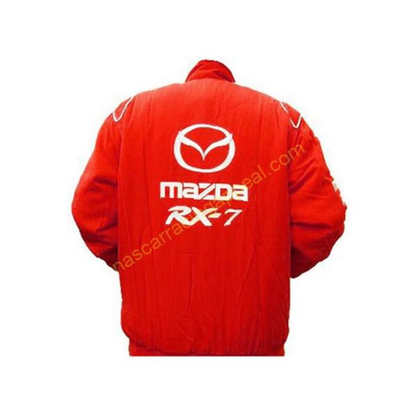 Mazda RX-7 Racing Jacket Red, NASCAR Jacket,