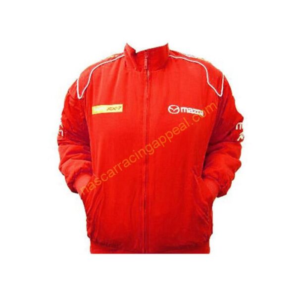 Mazda RX-7 Racing Jacket Red, NASCAR Jacket,