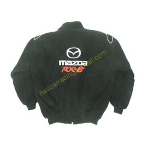 Mazda RX-8 Racing Jacket Black, NASCAR Jacket,