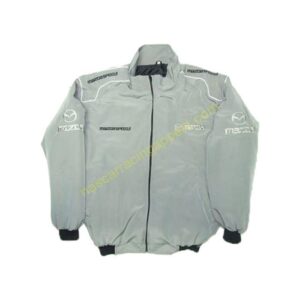 Mazdaspeed Racing Jacket Gray, NASCAR Jacket,