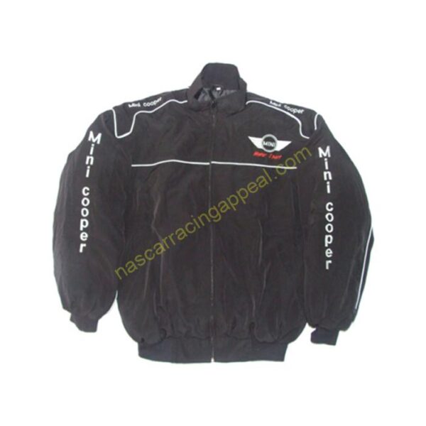 Mini Cooper Racing Jacket Jacket, NASCAR Jacket,