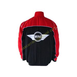 Mini Cooper Racing Jacket Red and Black, NASCAR Jacket,
