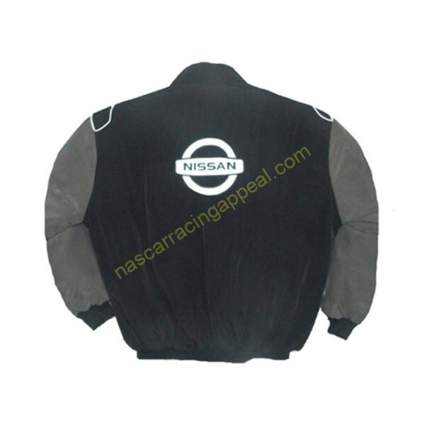 Nissan Racing Jacket, Red and Black front, NASCAR Jacket - Image 2