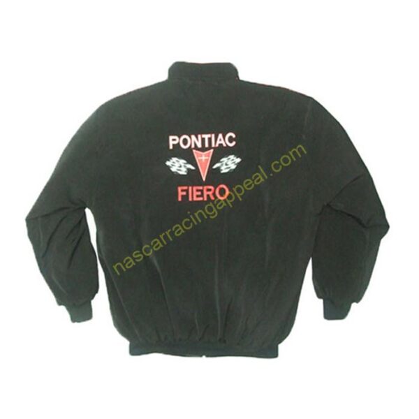 Pontiac Fiero Racing Jacket Black, NASCAR Jacket,