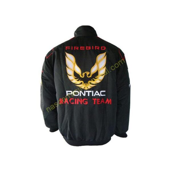 Pontiac Firebird Racing Jacket Black, NASCAR Jacket,