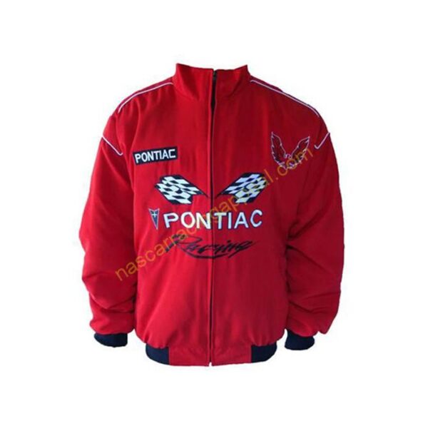 Pontiac Firebird Racing Jacket Red, NASCAR Jacket,