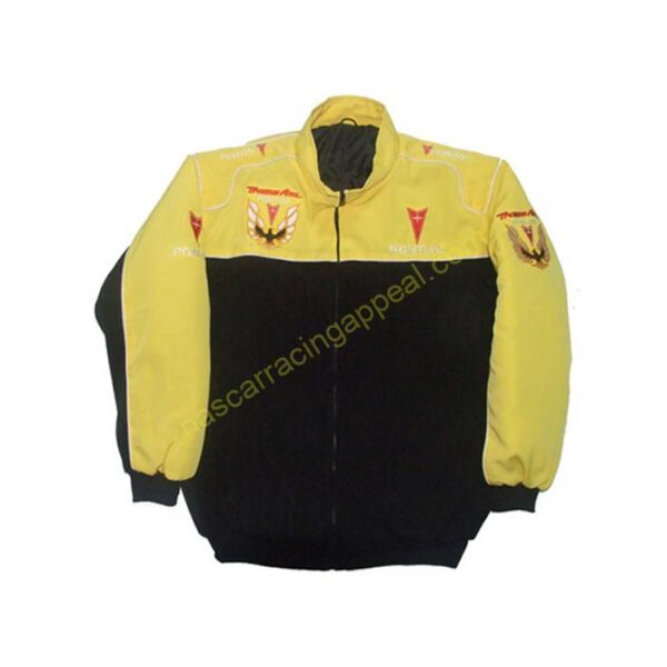 Pontiac Trans Am Racing Jacket Yellow and Black, NASCAR Jacket,