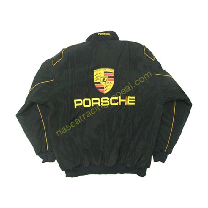 Porsche, Racing Jacket, Black, NASCAR Jacket - Nascar Racing Appeal