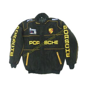 Porsche Racing Jacket Black front