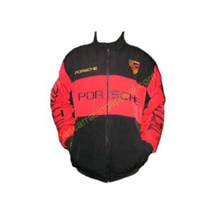 Porsche Racing Jacket, Red and Black, NASCAR Jacket