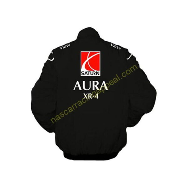 Saturn, Aura XR-4, Racing Jacket, Black, NASCAR Jacket - Image 2