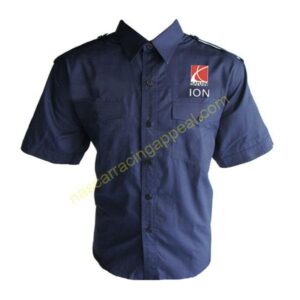 Saturn Racing Shirt, Ion Blue Crew Shirt, NASCAR Shirt,