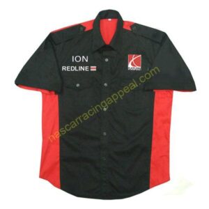 Saturn Racing Shirt, Ion Redline Black and Red Crew Shirt, NASCAR Shirt,