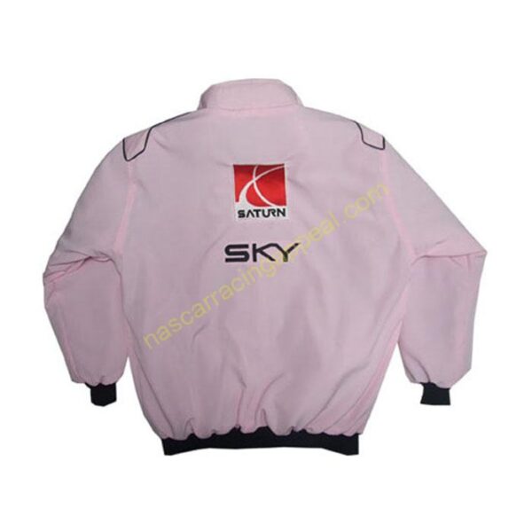 Saturn Sky, Racing Jacket, Pink, NASCAR Jacket - Image 2