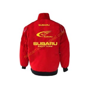 Subaru Racing Jacket Red, NASCAR Jacket,