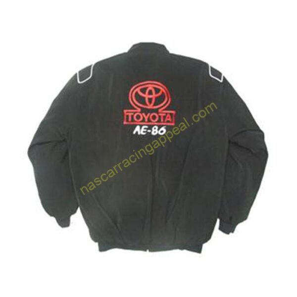 Toyota AE-86 Black Racing Jacket, NASCAR Jacket,