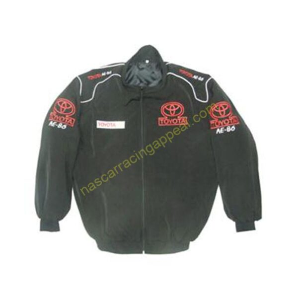 Toyota AE-86 Black Racing Jacket, NASCAR Jacket,