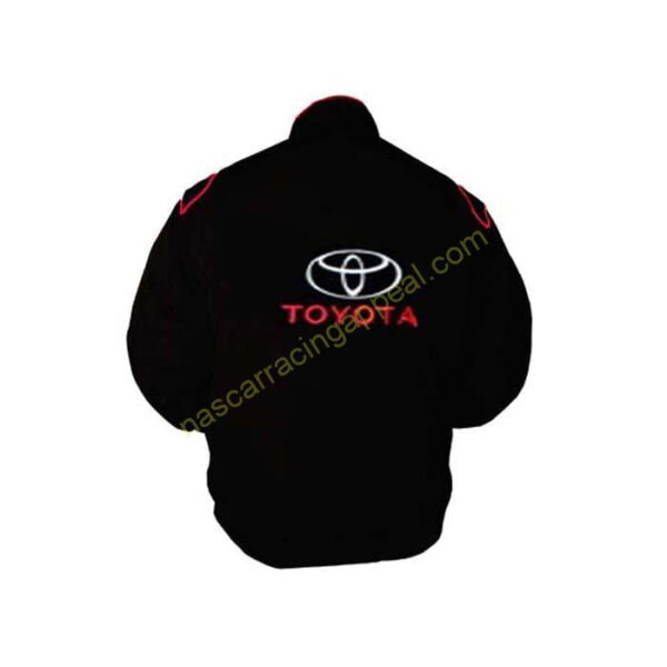 Toyota Black Racing Jacket Coat, NASCAR Jacket,