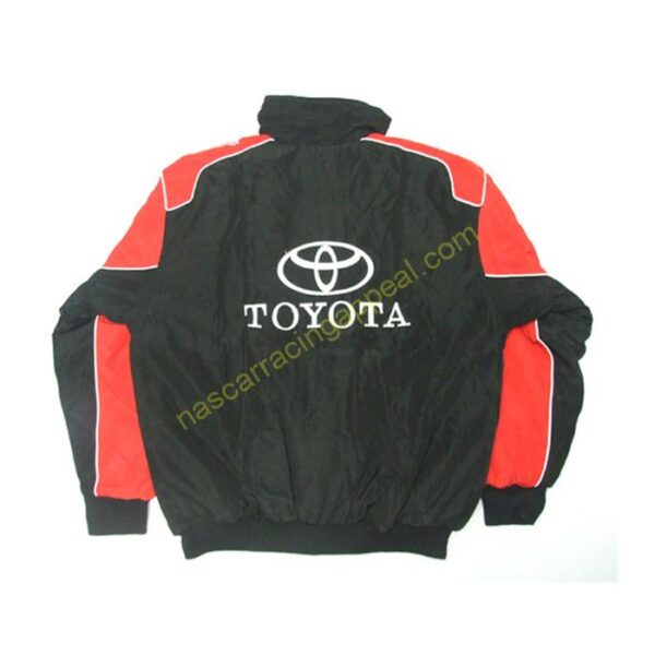 Toyota Panasonic Racing Jacket, Black & Red, NASCAR Jacket,