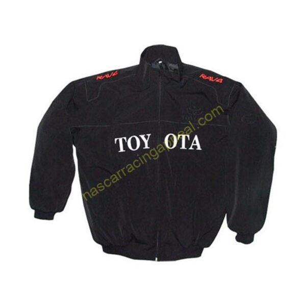 Toyota Rav4 Racing Jacket Black, NASCAR Jacket,