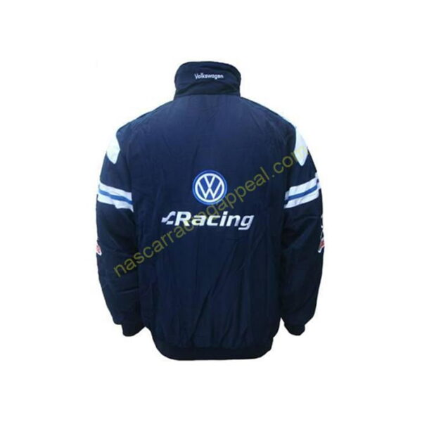 VW Volkswagen Racingline Navyblue Racing Jacket, NASCAR Jacket,