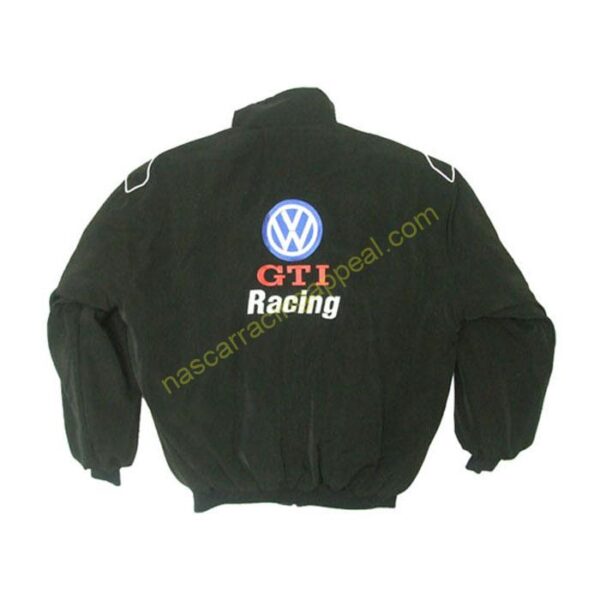 Volkswagen GTI Racing Jacket Black, NASCAR Jacket,