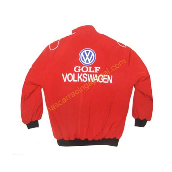 Volkswagen Golf Red Racing Jacket, NASCAR Jacket,