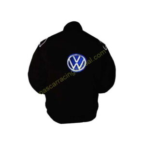Volkswagen Pirelli Black Racing Jacket, NASCAR Jacket,