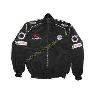 Volkswagen Racing Motorsport Jacket Black, NASCAR Jacket,