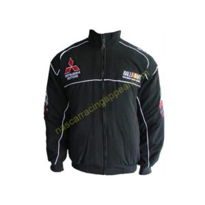 Mitsubishi Racing Jacket Black, NASCAR jacket,