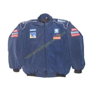 Peugeot Racing Jacket Dark Blue, NASCAR Jacket,