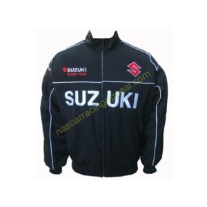 Suzuki Racing Jacket, Team Black, NASCAR Jacket,