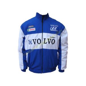Volvo Sport BBS Racing Jacket Blue and White, NASCAR Jacket,