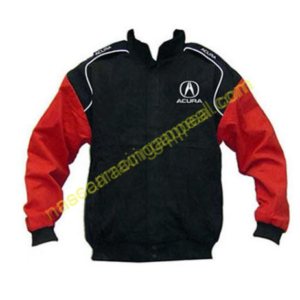 Acura Racing Jacket, Black and Red, NASCAR Jacket,