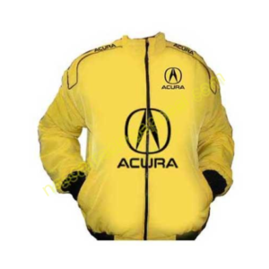 Acura Racing Jacket, Yellow, NASCAR Jacket,