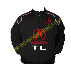 Acura TL Racing Jacket, Black, NASCAR Jacket,