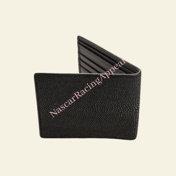 Black Polished Stingray Wallet